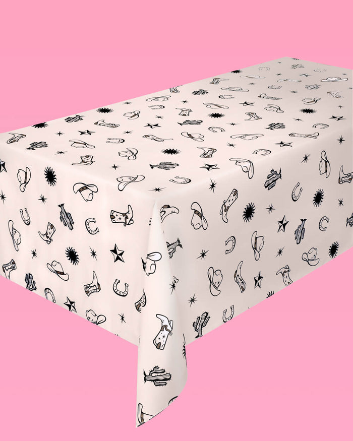 Texas Hold 'Em Tablecloth - washable tablecloth