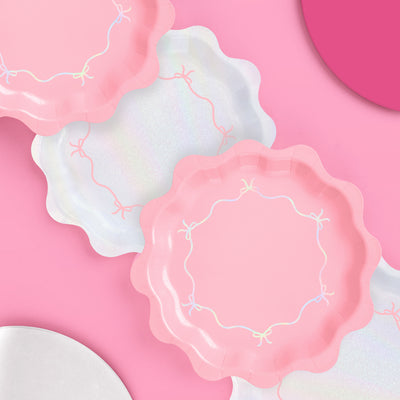 Tying the Knot Plates - 24 paper plates