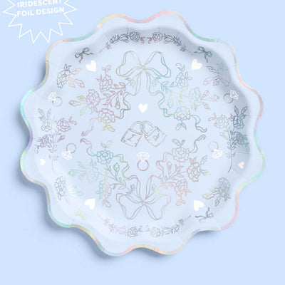 Something Blue Plates - 25 paper plates