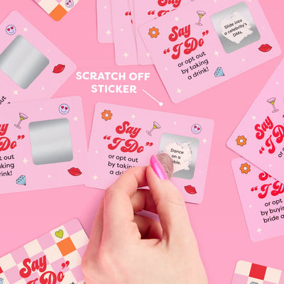 Say I Do Card Game -  25 scratch off dare cards