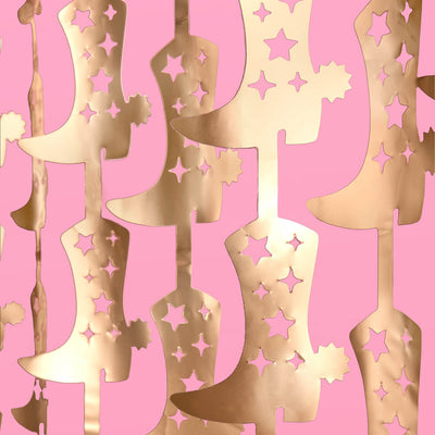 Gold Rush Curtain - gold foil curtain