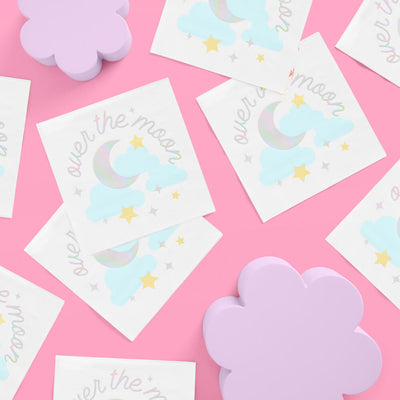 Over the Moon Napkins - 50 paper napkins
