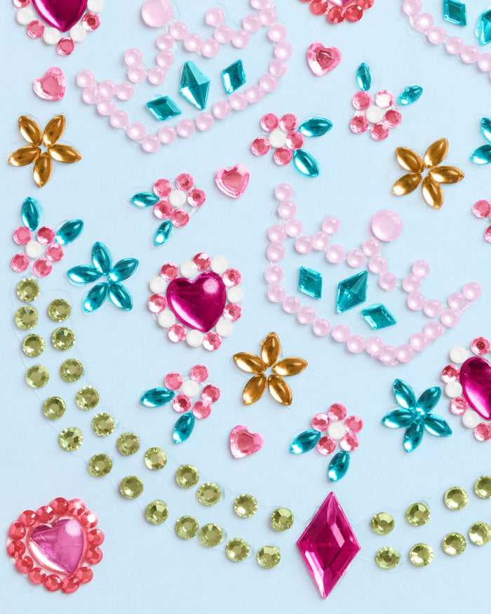 Pretty Princess Gem Set - 53 adhesive gems