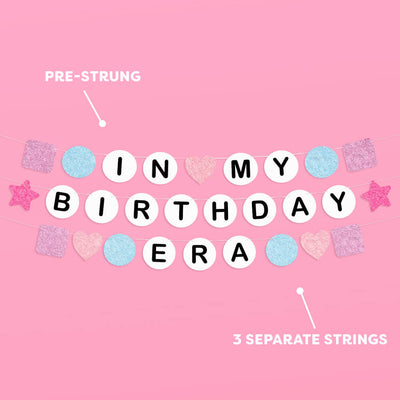 Bday Era Banner - friendship bracelet banner