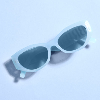 Something Blue Sunnies - bride embossed sunglasses