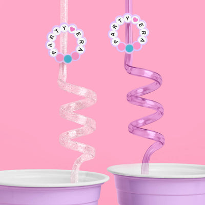 Party Era Straws - 12 reusable straws