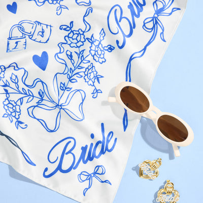 Trendy Bride Pack - head scarf, sunglasses + earrings