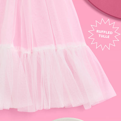 Ruffled Romance Veil - white bridal veil w. ruffle
