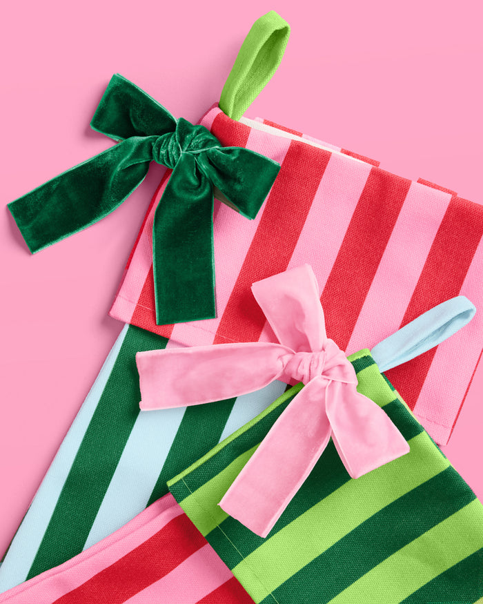 Striped Stocking Set - 2 pieces
