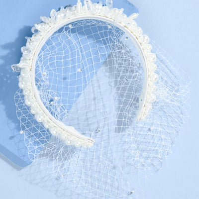 The Pearl Veilette - premium headband w. veil