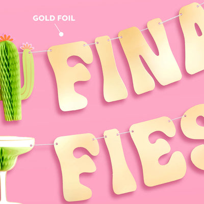 Final Fiesta Banner - 3D paper banner