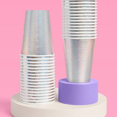 Shimmer Cups - 50 paper cups