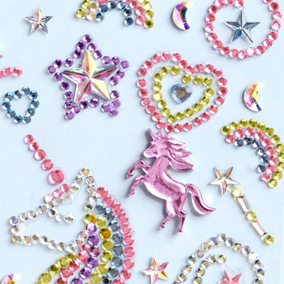 Unicorn Dreams Gem Set - 35 adhesive face gems
