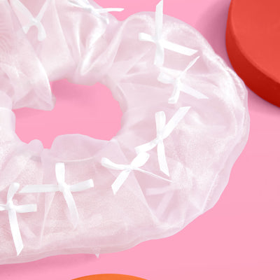 Tying the Knot Scrunchie - scrunchie with mini bows