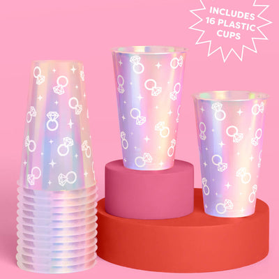 Engaged Era Cups - 16 plastic cups