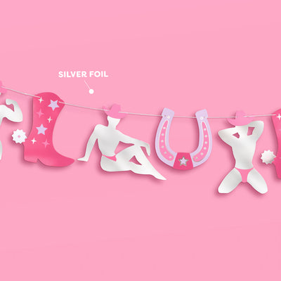 Wild Ride Banner - silver foil banner