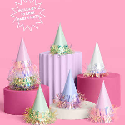 Mini Party Hats - 10 mini hats