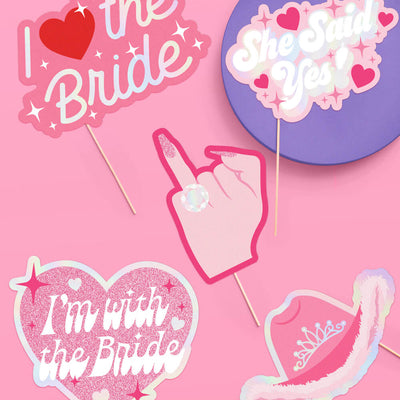 Future Mrs. Props - 24 pc. photo booth set
