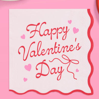 Valentine's Day Napkins - 24 paper napkins