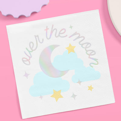 Over the Moon Napkins - 50 paper napkins