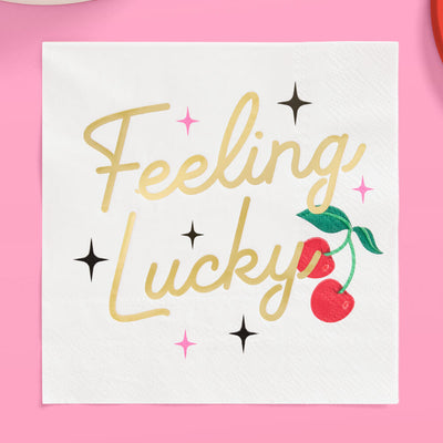 Feeling Lucky Napkins - 25 paper napkins