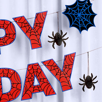 Spider Web 🕸️ Banner - 3D paper banner
