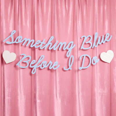 Something Blue Banner - matte blue banner