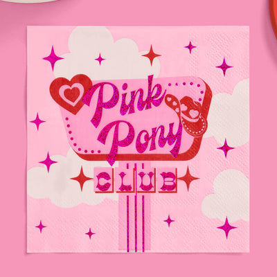 Pink Pony Club Napkins - 25 paper napkins