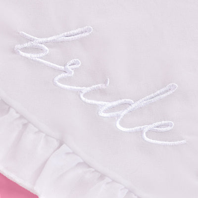 Bride to Be Sarong - white chiffon embroidered sarong