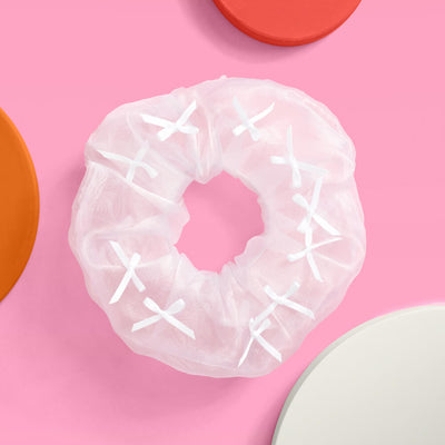 Tying the Knot Scrunchie - scrunchie with mini bows