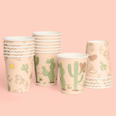 Wild Wild West Cups - 24 paper cups