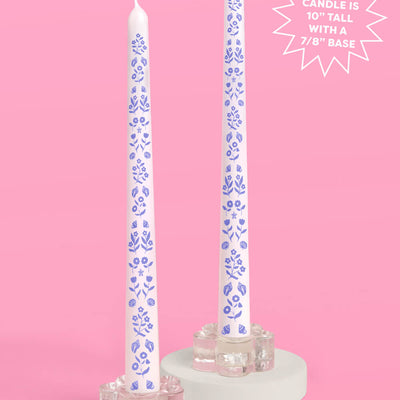 Coastal Candlesticks - set of 2 tapered candles
