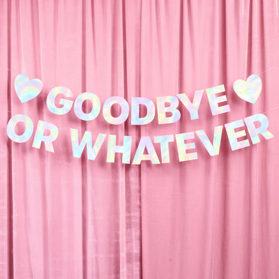 Goodbye Banner - 5 foot banner