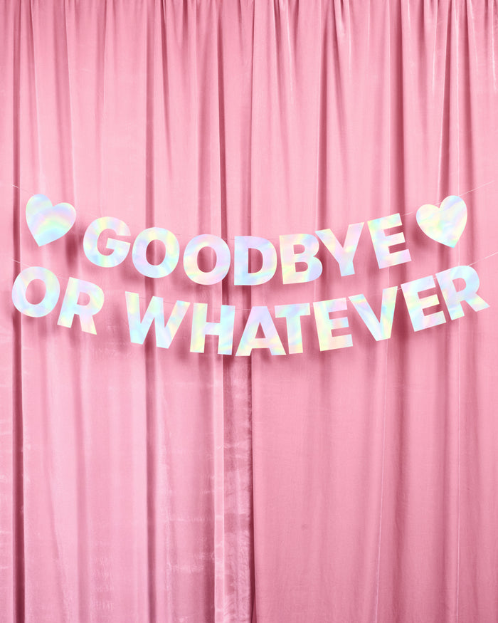 Goodbye Banner - 5 foot banner