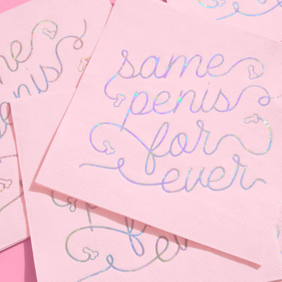 Same Penis 4ever Napkin - 50 printed napkins