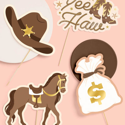 Saddle Up Props - 24 pc photo booth set