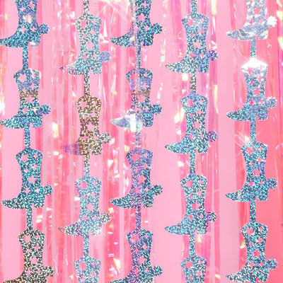 Pink Cowgirl Curtain Pack - cowgirl boot + fringe curtains