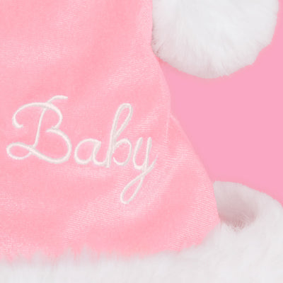Santa Baby Hat - embroidered cotton hat