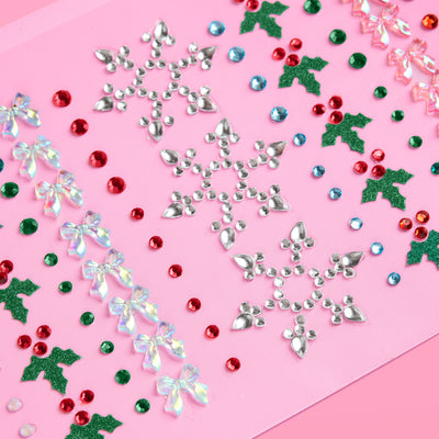 Merry & Bright Gem Set - 89 adhesive face gems