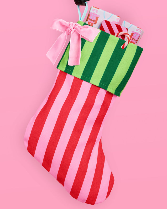 Striped Stocking Set - 2 pieces