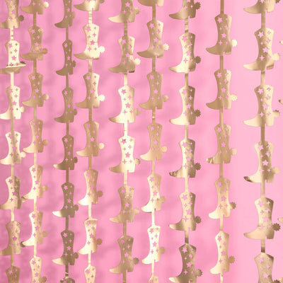 Gold Rush Curtain - gold foil curtain