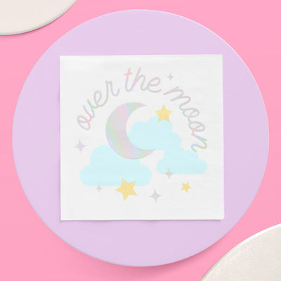 Over the Moon Napkins - 50 paper napkins