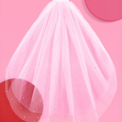 That Bride Veil - white rhinestone veil