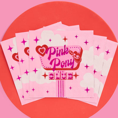 Pink Pony Club Napkins - 25 paper napkins