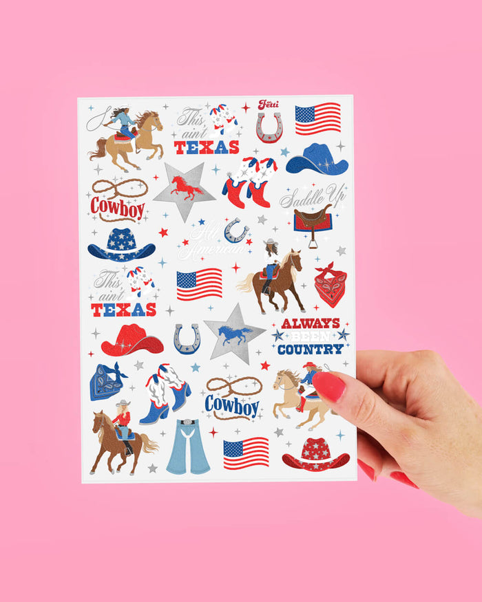 This Ain't Texas Tats - 54 temporary tattoos