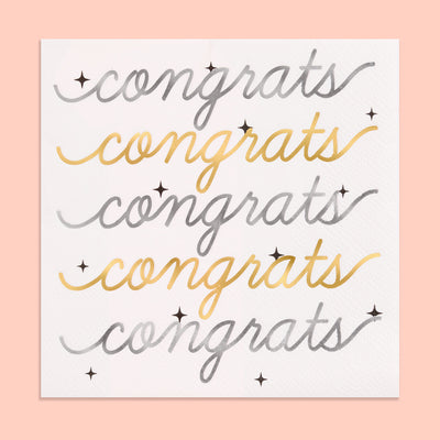 Congrats Grad Napkins - 50 paper napkins