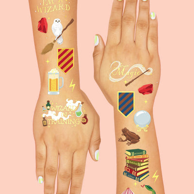 Wizard in Training Tats - 60 foil temporary tattoos
