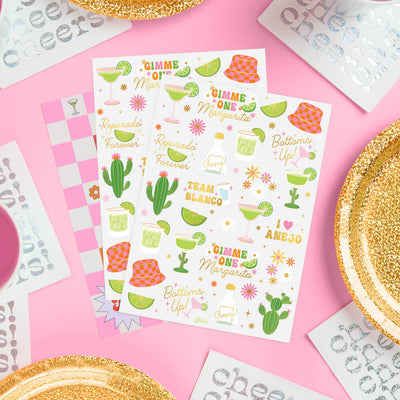 Gimme One Margarita Tats - 54 temporary tattoos