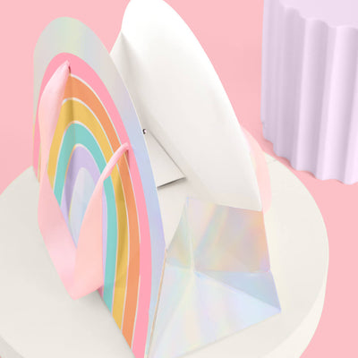 Rainbow Gift Bags - 10 iridescent + rainbow bags