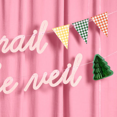 Last Trail Banner - 3D paper banner